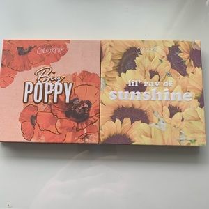 Colourpop eyeshadow palettes